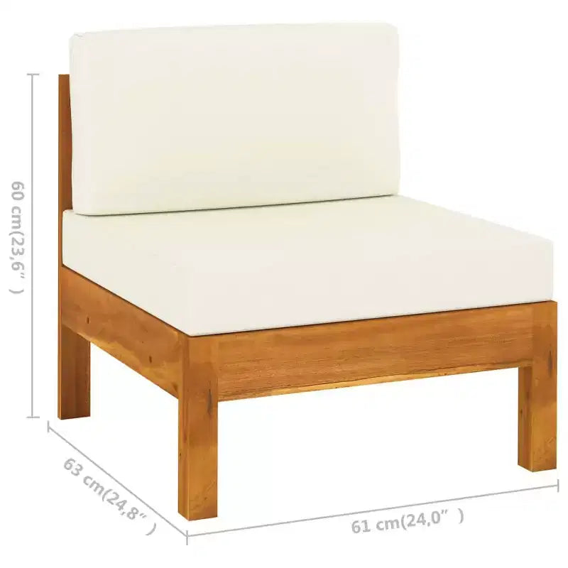 vidaXL Loungeset aus Holz, Holz
