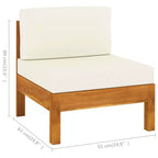 vidaXL Loungeset aus Holz, Holz
