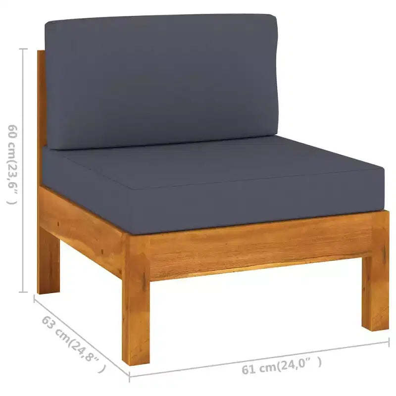 vidaXL Loungeset aus Holz, Holz
