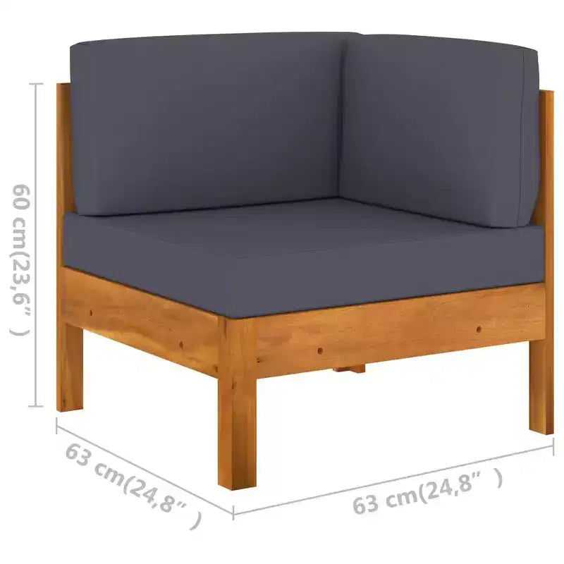 vidaXL Loungeset aus Holz, Holz