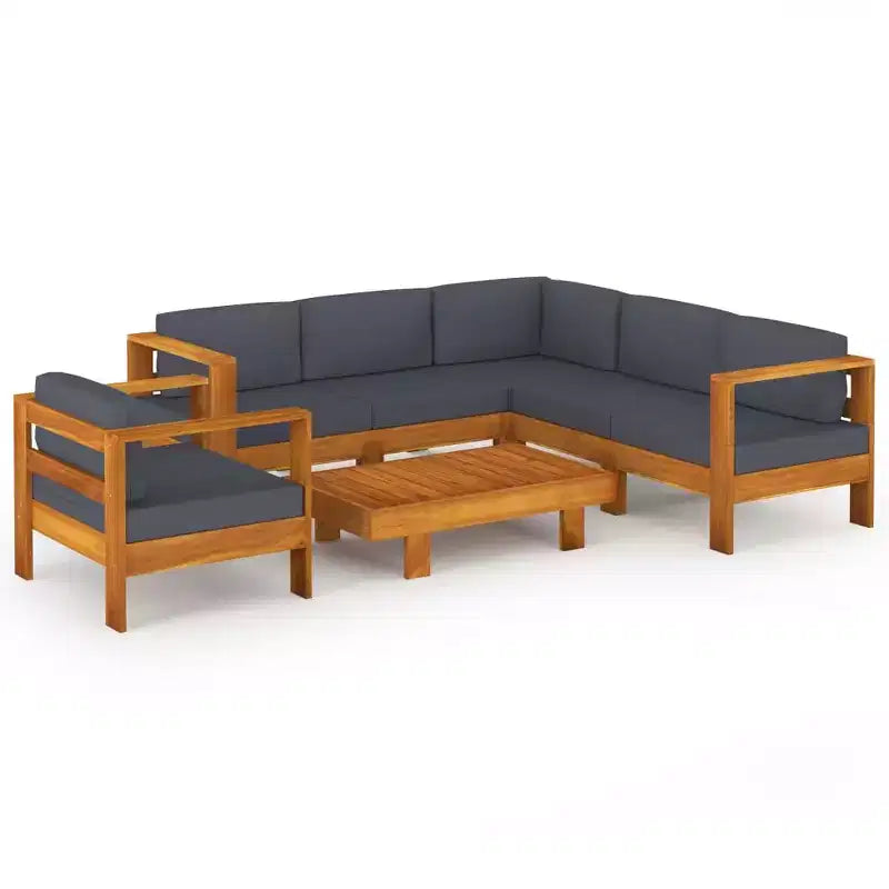 vidaXL Loungeset aus Holz, Holz