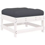 vidaXL Lounge-Set mit Kissen Outdoor-Möbel-Set 7-teilig Massivholz