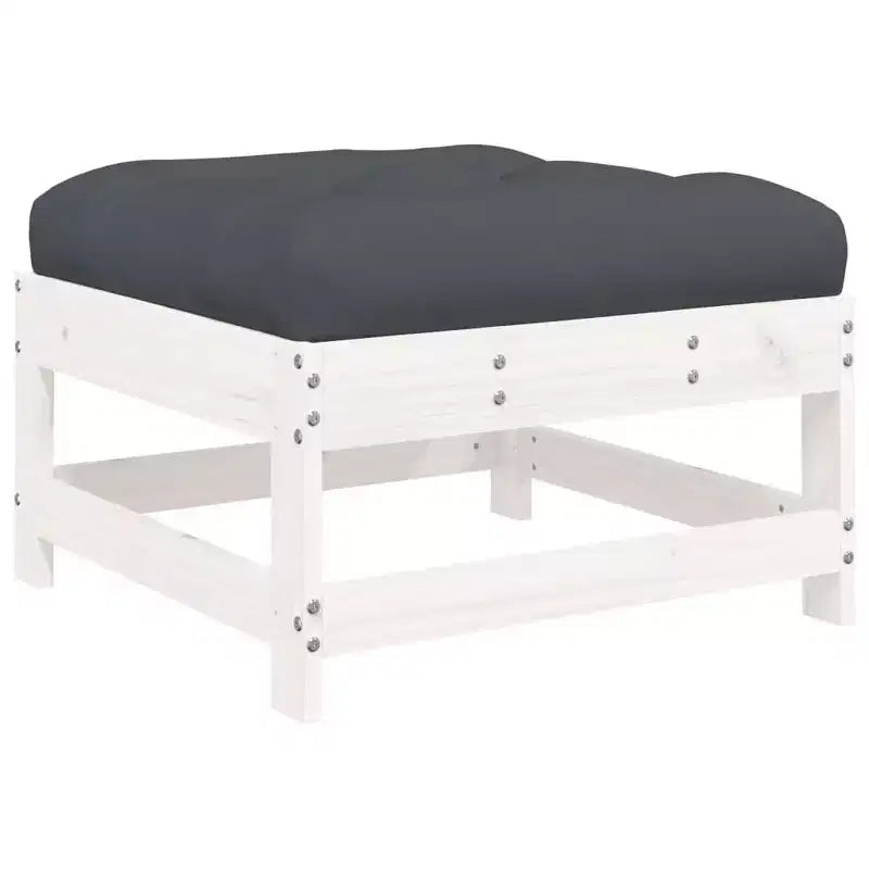 vidaXL Lounge-Set mit Kissen Outdoor-Möbel-Set 7-teilig Massivholz