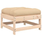 vidaXL Lounge-Set mit Kissen Outdoor-Möbel-Set 7-teilig Massivholz