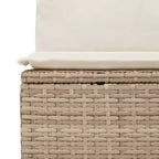 vidaXL 4-teiliges Terrassen-Sofa-Set mit Kissen Polyrattan, mehrere Farben und Modelle
