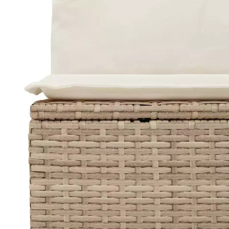 vidaXL 4-teiliges Terrassen-Sofa-Set mit Kissen Polyrattan, mehrere Farben und Modelle