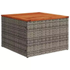 vidaXL 7-teiliges Garten-Sofa-Set mit Kissen Grau Polyrattan