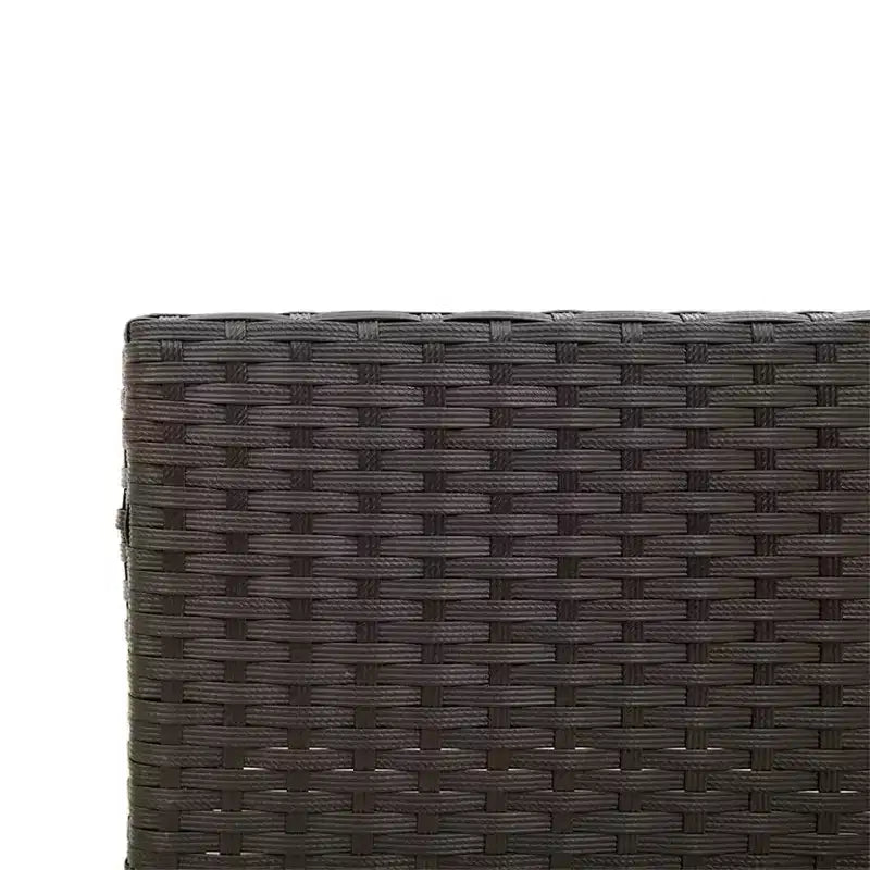 vidaXL Loungesofa PE-Rattan Groß UV-beständiges Material