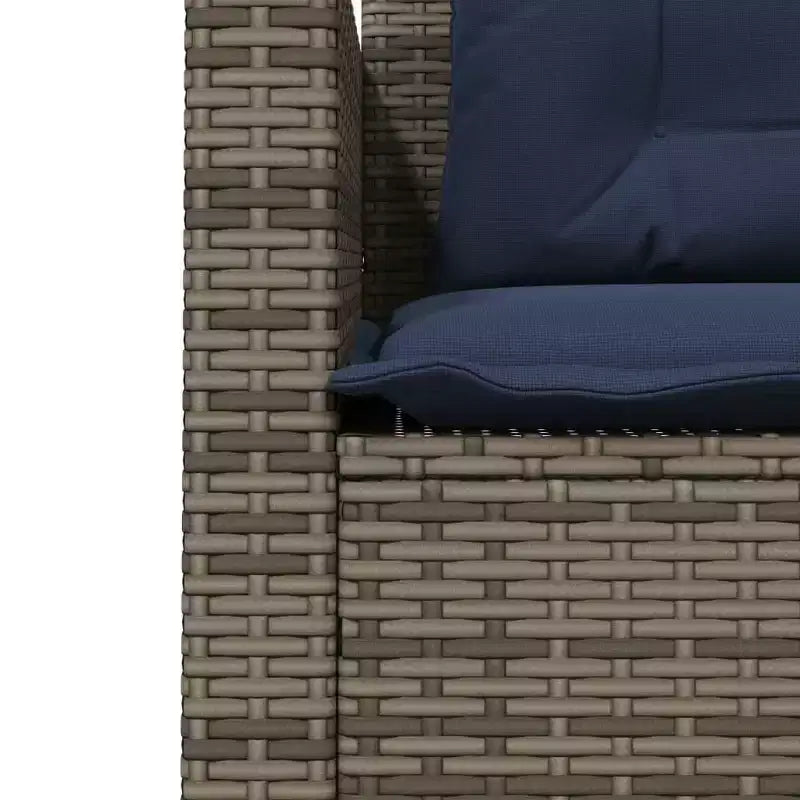 vidaXL Loungesofa PE-Rattan Groß UV-beständiges Material
