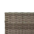 vidaXL Loungesofa PE-Rattan Groß UV-beständiges Material