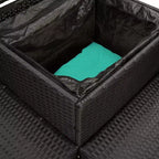 vidaXL Loungesofa PE-Rattan Groß UV-beständiges Material