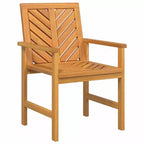 vidaXL Garten Lounge Set 2-teilig Braun Massivholz Akazie