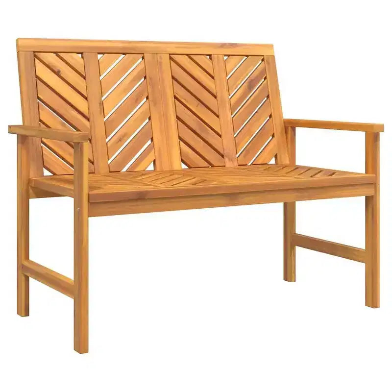 vidaXL Garten Lounge Set 2-teilig Braun Massivholz Akazie