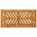 vidaXL Garten Lounge Set 2-teilig Braun Massivholz Akazie
