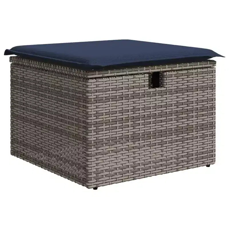vidaXL 8-teiliges Garten-Sofa-Set mit Kissen Polyrattan