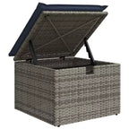 vidaXL 8-teiliges Garten-Sofa-Set mit Kissen Polyrattan
