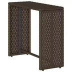 vidaXL 5-teiliges Loungeset mit Kissen, stapelbar, grau, Polyrattan