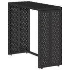 vidaXL 5-teiliges Loungeset mit Kissen, stapelbar, grau, Polyrattan