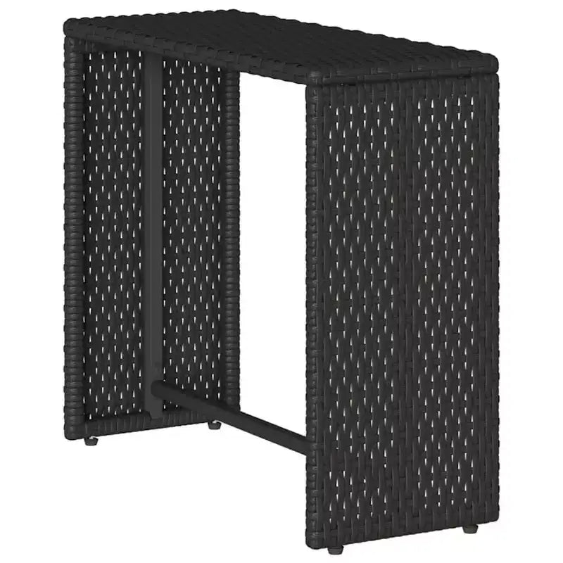 vidaXL 5-teiliges Loungeset mit Kissen, stapelbar, grau, Polyrattan