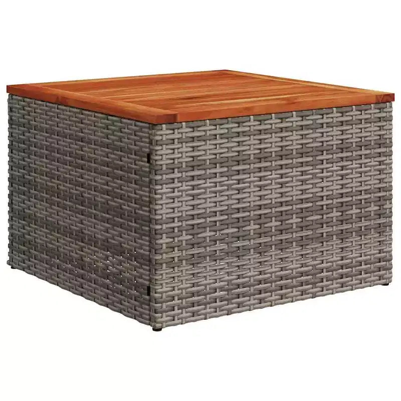 vidaXL 11-teilige Garten-Sitzgruppe mit Kissen Schwarz Polyrattan