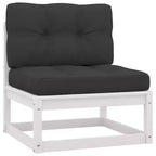 vidaXL Loungemöbel-Set 4-teilig Gartensitzgruppe Massivholz Kiefer