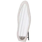 TUYOHW Flanell Irregular Wave Ganzkörperspiegel mit Aufhängeöse, Ganzkörperspiegel, Wandspiegel, Anlehnspiegel für Schlafzimmer, Wohnzimmer