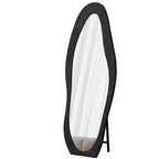 TUYOHW Flanell Irregular Wave Ganzkörperspiegel mit Aufhängeöse, Ganzkörperspiegel, Wandspiegel, Anlehnspiegel für Schlafzimmer, Wohnzimmer