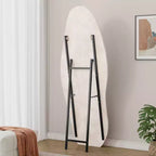 TUYOHW Flanell Irregular Wave Ganzkörperspiegel mit Aufhängeöse, Ganzkörperspiegel, Wandspiegel, Anlehnspiegel für Schlafzimmer, Wohnzimmer