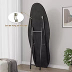 TUYOHW Flanell Irregular Wave Ganzkörperspiegel mit Aufhängeöse, Ganzkörperspiegel, Wandspiegel, Anlehnspiegel für Schlafzimmer, Wohnzimmer