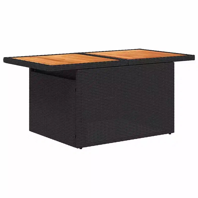 vidaXL Garten-Sofa-Set Schwarz