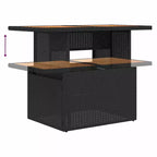 vidaXL Garten-Sofa-Set Schwarz