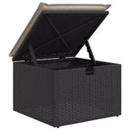 vidaXL Garten-Sofa-Set Schwarz