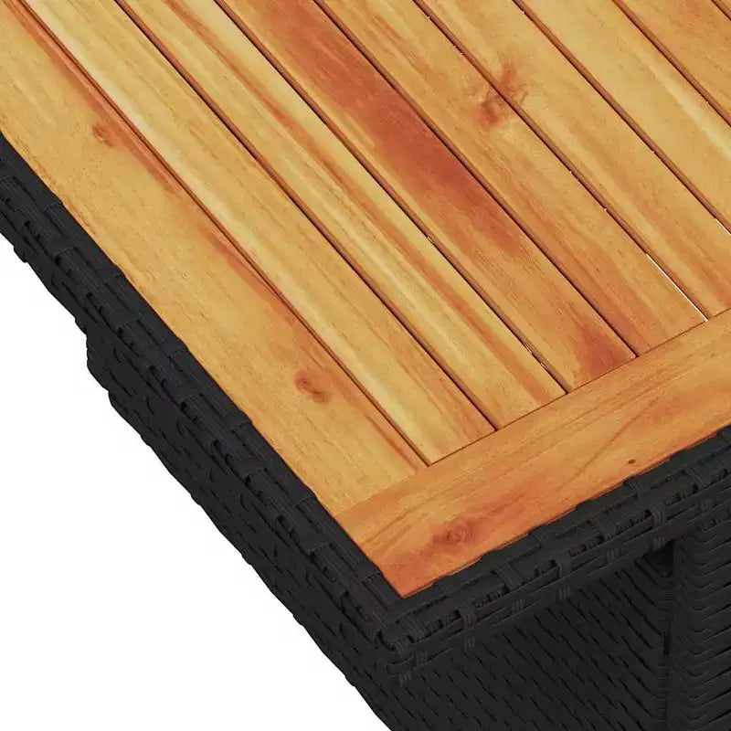 vidaXL Garten-Sofa-Set Schwarz
