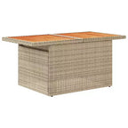 vidaXL Garten-Sofa-Set Schwarz