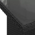 vidaXL Loungesofa-Set mit Kissen Polyrattan Akazie