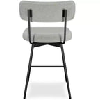 Meredith Moderner drehbarer Thekenhocker (2er-Set) aus Polyester-Leinen