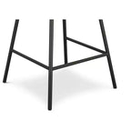 Meredith Moderner drehbarer Thekenhocker (2er-Set) aus Polyester-Leinen