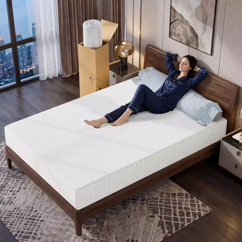EHMKNP 12 inch Queen Sizes Mattress for Adult Teenager Single, Cooling Memory Foam Mattress,Removable Washable Cover, Medium Firm