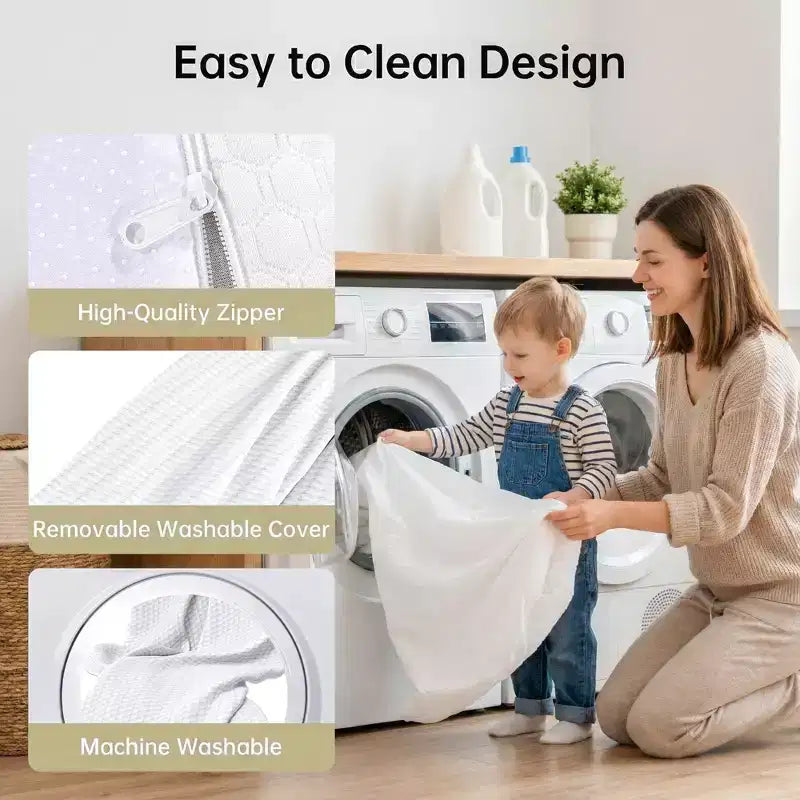 EHMKNP 12 Zoll Queen Size Matratze für Erwachsene, Jugendliche, Einzelpersonen, kühlende Memory Foam Matratze, abnehmbarer, waschbarer Bezug, mittelfest