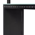L-förmiges Gaming-Hochbett mit Schreibtischen, Doppel-Hochbetten mit LED-Beleuchtung, USB-Anschlüssen, Stauraumregalen, Eck-Hochbett aus Holz für 2