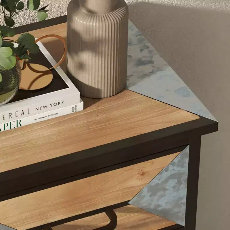 Holzboden-Eingangsschränke, Kommode mit 3 Schubladen, freistehender Konsolentisch-Organizer für Wohnzimmer, Schlafzimmer, Flur, Büro, Badezimmer, Küche