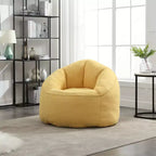 Betten Sitzsack Sofa Sessel Hochdruckschaum Sitzsack Sessel Erwachsenenmaterial mit gepolsterter Schaumstoffpolsterung Komprimierter Sitzsack mit Fußstütze