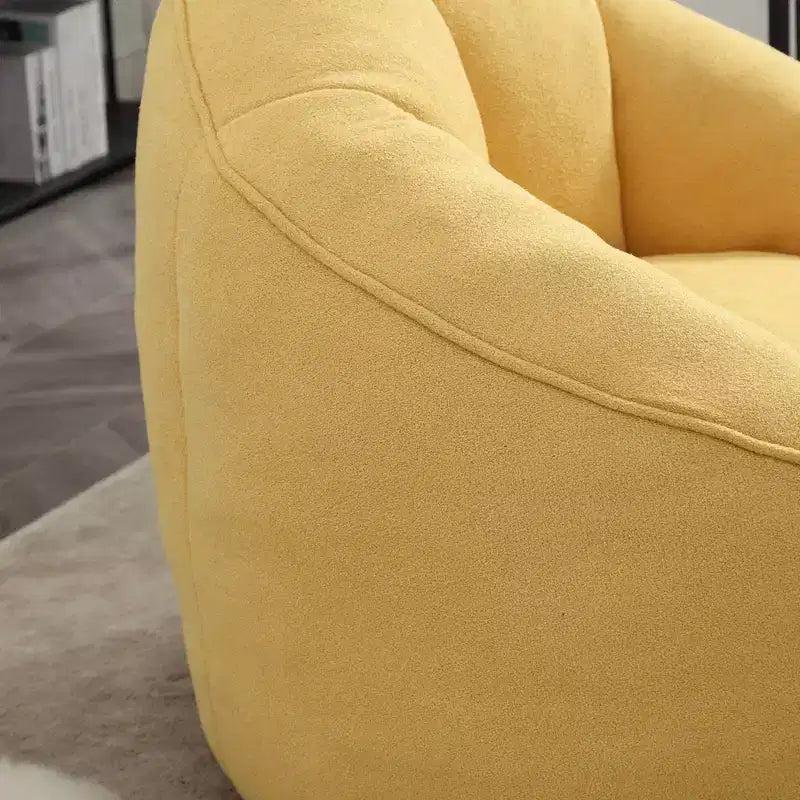 Betten Sitzsack Sofa Sessel Hochdruckschaum Sitzsack Sessel Erwachsenenmaterial mit gepolsterter Schaumstoffpolsterung Komprimierter Sitzsack mit Fußstütze