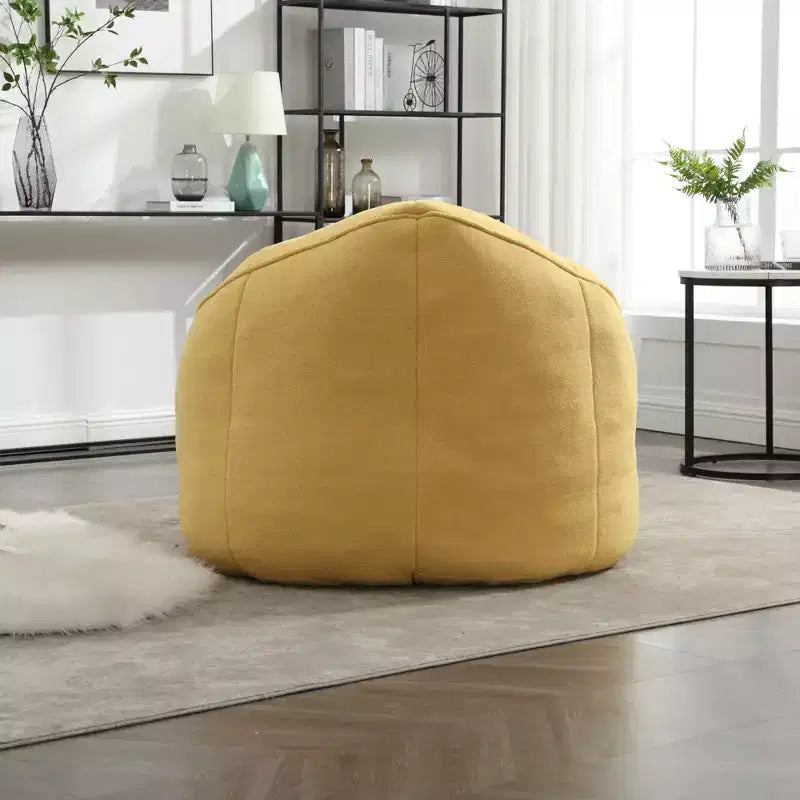 Betten Sitzsack Sofa Sessel Hochdruckschaum Sitzsack Sessel Erwachsenenmaterial mit gepolsterter Schaumstoffpolsterung Komprimierter Sitzsack mit Fußstütze