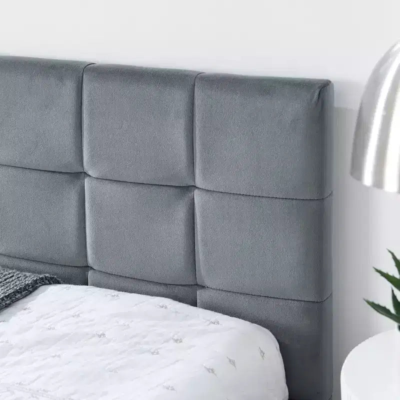 Bellemave Queen Polster-Tagesbett mit bequemer Rückenlehne und Armlehnen, gepolstertes Tagesbettgestell für Schlafzimmer und Wohnzimmer, Samt