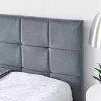 Bellemave Queen Polster-Tagesbett mit bequemer Rückenlehne und Armlehnen, gepolstertes Tagesbettgestell für Schlafzimmer und Wohnzimmer, Samt