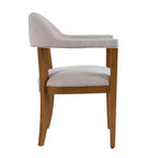 Christopher Knight Home Hoseok Moderne Esszimmerstühle aus Kautschukholz mit Armlehnen (2er-Set)