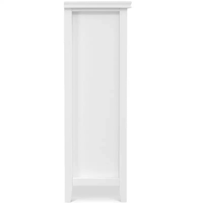 Stratford Massivholz 12-Würfel-Aufbewahrung, Übergangsdesign, 122 cm x 145 cm, Weiß