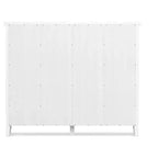 Stratford Massivholz 12-Würfel-Aufbewahrung, Übergangsdesign, 122 cm x 145 cm, Weiß