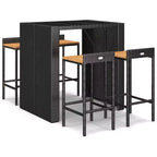 vidaXL Outdoor Bar Table and Stool Set
